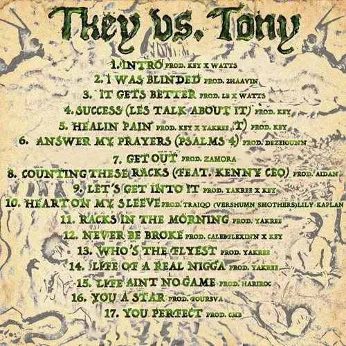 Tkey vs. Tony